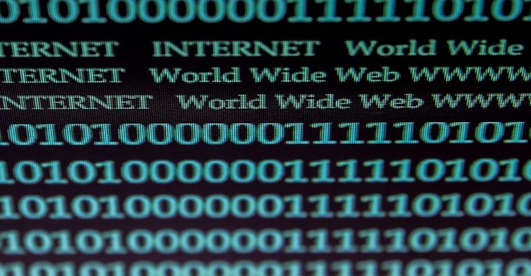 www, internet,código binário